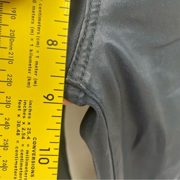 Adriano Goldschmied Farrah Navy Blue Leatherette Ankle Jeans Size 28R Dark Wash - Picture 8 of 10